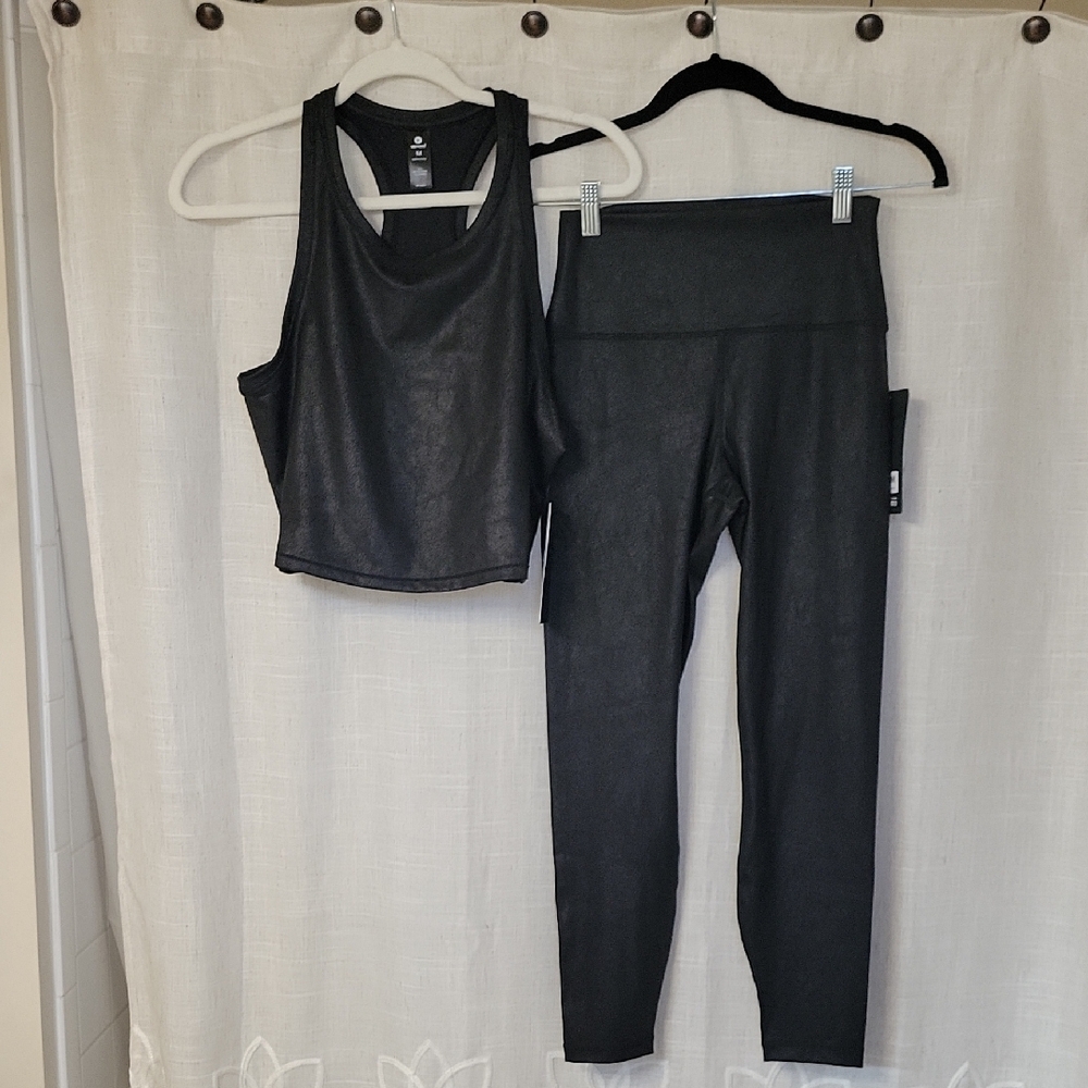 90 Degree Black Women's Athletic Set